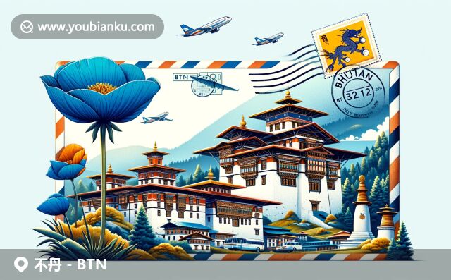 不丹文化與郵政主題完美融合，展現(xiàn)國(guó)旗、虎穴寺和藍(lán)罌粟等獨(dú)特元素