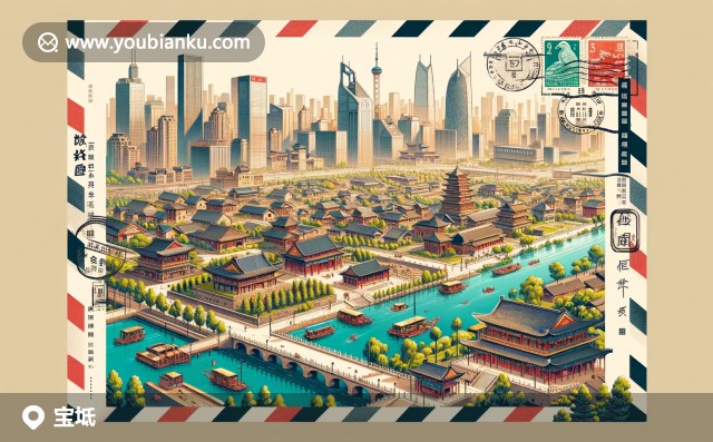 天津?qū)氎妫夯疖囌?、著名包子與郵政特色展示