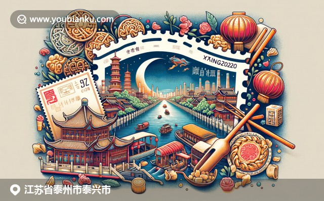 江蘇泰興特色描繪：黃橋戰(zhàn)役紀(jì)念館、揚(yáng)州炒飯與航空郵政元素的完美融合