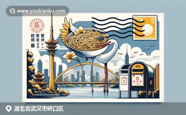 湖北武漢硚口區(qū)的獨特風(fēng)景，展現(xiàn)當(dāng)?shù)氐臍v史背景和現(xiàn)代文化特色