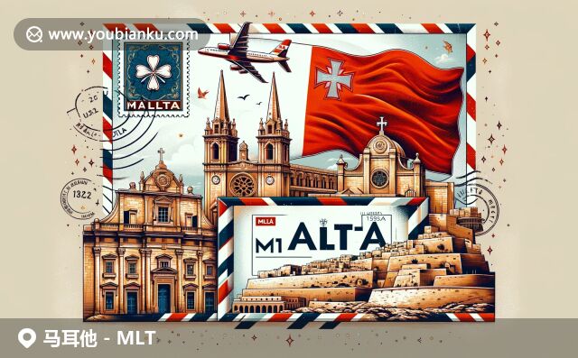 馬耳他的文化和郵政元素融合，展現(xiàn)國(guó)旗、教堂和地中海風(fēng)情，設(shè)計(jì)現(xiàn)代唯美
