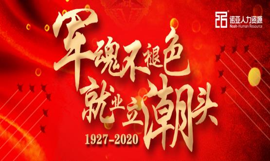 軍魂不褪色，就業(yè)立潮頭！熱烈慶祝中國人民解放軍建軍93周年！